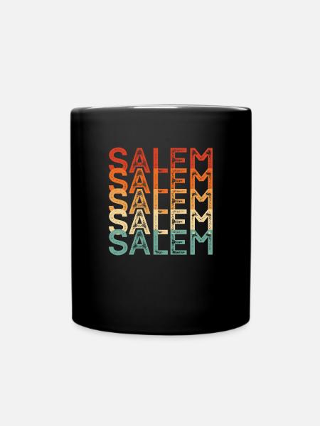 Salem USA - Tasse einfarbig - Schwarz