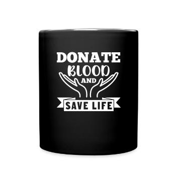 Don de sang Donneurs de sang Donneurs de sang - Mug uni - noir - Devant