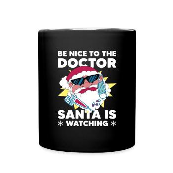Doctor Doctor Cadeau de Noël Anniversaire - Mug uni - noir - Devant