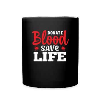 Don de sang Donneurs de sang Donneurs de sang - Mug uni - noir - Devant