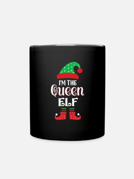 Elfe de Noël - Mug uni - noir