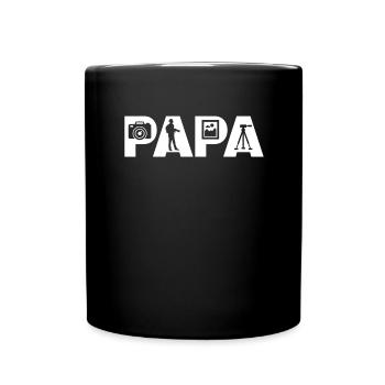 Photographer Father Photography Camera - Full Colour Mug - black - Front