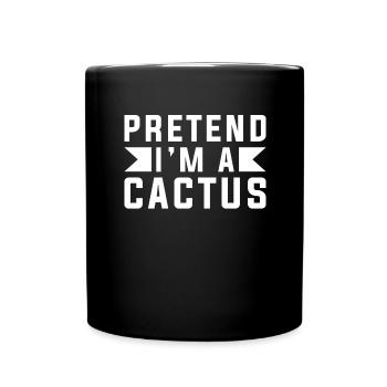Cactus Fucculent Cactus Garden Cactus Plants - Full Colour Mug - black - Front