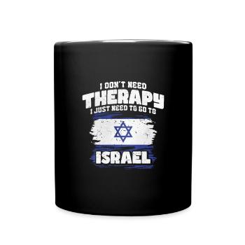 Israël - Mug uni - noir - Devant