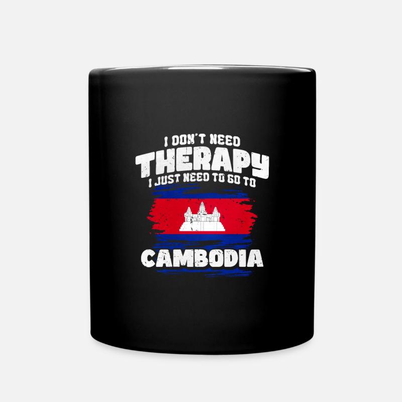 Cambodge - Mug uni - noir