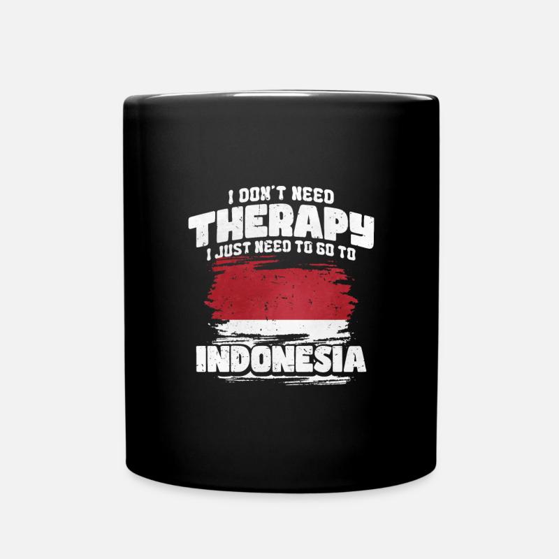 Indonésie - Mug uni - noir