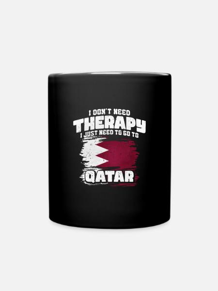 Qatar - Mug uni - noir