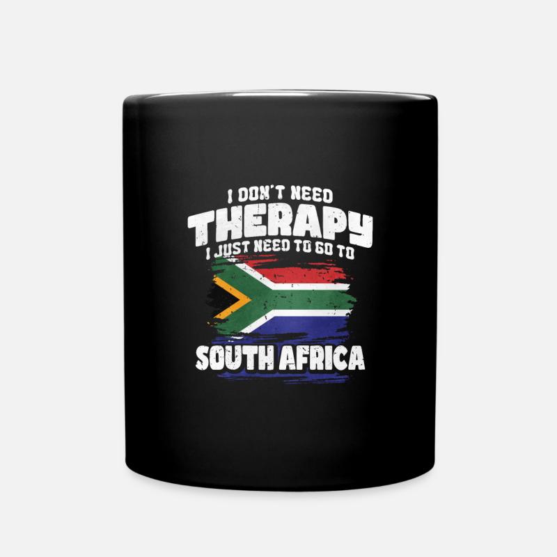 South Africa - Full Colour Mug - black