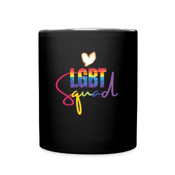 Gay Heart Gay Lesbienne Lesbienne Cadeau - Mug uni - noir - Devant