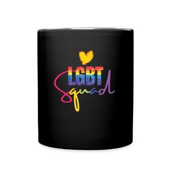 Gay Heart Gay Lesbienne Lesbienne Cadeau - Mug uni - noir - Devant