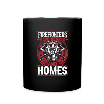 Pompiers Pompiers Pompier Cadeau Pompier - Mug uni - noir - Devant