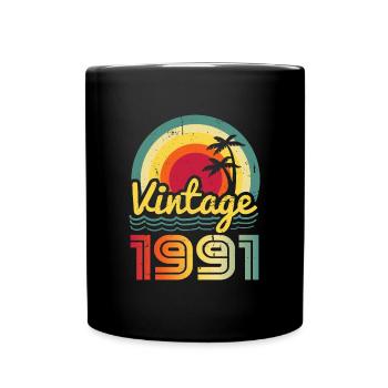 1991 - Tasse einfarbig - Schwarz - Vorne