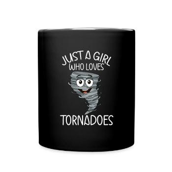 Tornado - Tasse einfarbig - Schwarz - Vorne