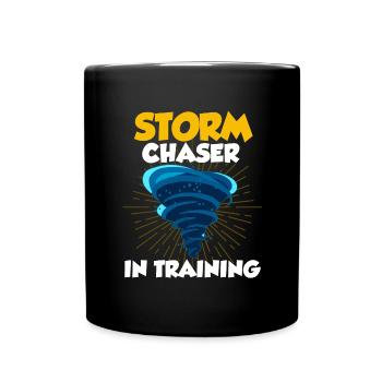 Tornado - Tasse einfarbig - Schwarz - Vorne