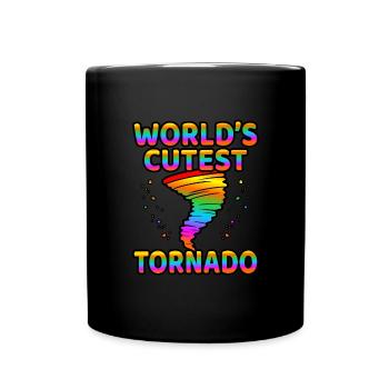 Tornado - Tasse einfarbig - Schwarz - Vorne