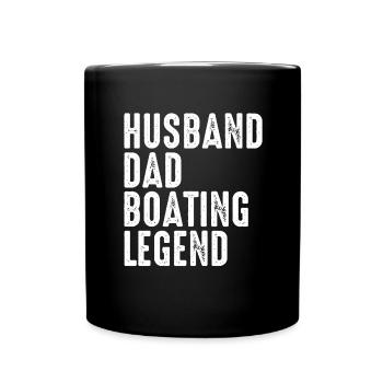 Captain Boat Woman Holiday Sailboat Wife Father - Full Colour Mug - black - Front