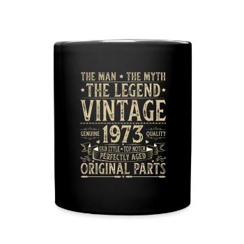 1973 Original Vintage '73 Anniversaire années 70 - Mug uni - noir - Devant