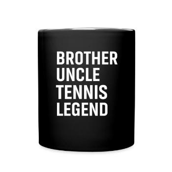 Fier frère de tennis du joueur de tennis frère - Mug uni - noir - Devant