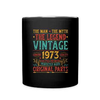 1973 Original Vintage '73 Anniversaire années 70 - Mug uni - noir - Devant