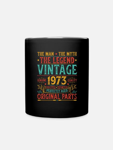 1973 Original Vintage '73 Anniversaire années 70 - Mug uni - noir