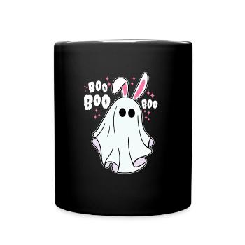 Boo boo Geist Halloween - Tasse einfarbig - Schwarz - Vorne