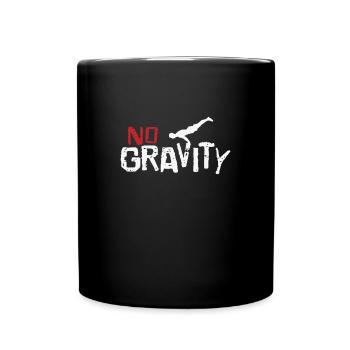 Calisthenics pas d’entraînement Gravity Fitness - Mug uni - noir - Devant
