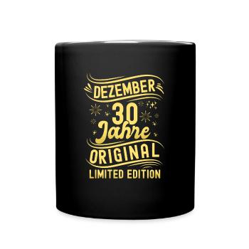 Décembre 30 ans Original Limited Edition - Mug uni - noir - Devant