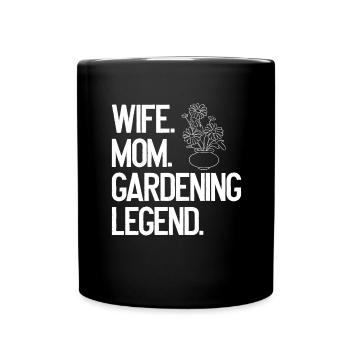 Garden Girls Gardener Women Children Wife - Full Colour Mug - black - Front