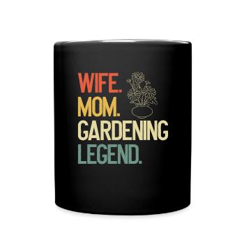 Garden Girls Jardinier Femmes Enfants Femme - Mug uni - noir - Devant