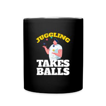 Jongler prend des balles Jongler Jongler - Mug uni - noir - Devant