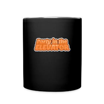 Aufzug Party In The Elevator Fahrstuhl - Full Colour Mug - black - Front