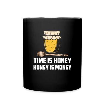 Bienen Imkerei Imker Honig Bienenzüchter Lustig - Tasse einfarbig - Schwarz - Vorne