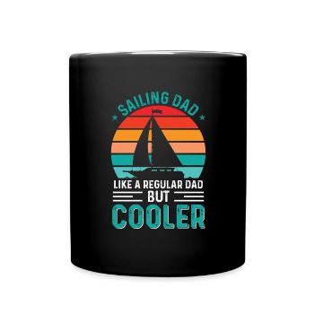 Captain Boat Woman Holiday Sailboat Wife Father - Full Colour Mug - black - Front