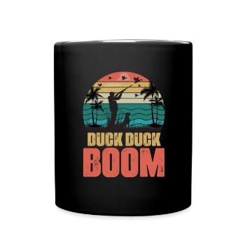 Duck Hunting Hunting Ducks Shooting Rifle Hunting - Full Colour Mug - black - Front