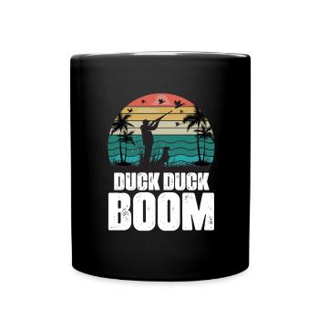Duck Hunting Hunting Ducks Shooting Rifle Hunting - Full Colour Mug - black - Front