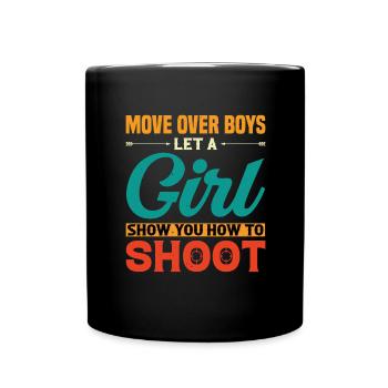 Archery - Bow Hunter Design Archery Arrow - Full Colour Mug - black - Front