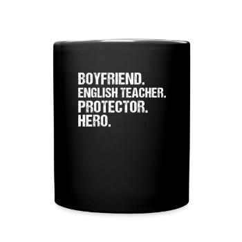 Englisch Englischlehrer England Sprache Lehramt - Tasse einfarbig - Schwarz - Vorne