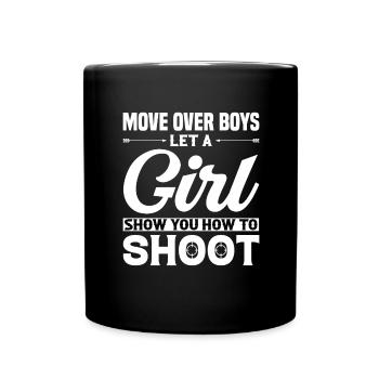 Archery - Bow Hunter Design Archery Arrow - Full Colour Mug - black - Front