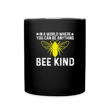 Bienen Imkerei Imker Honig Bienenzüchter Lustig - Tasse einfarbig - Schwarz - Vorne