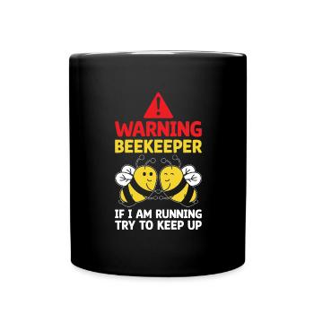 Bienen Imkerei Imker Honig Bienenzüchter Lustig - Tasse einfarbig - Schwarz - Vorne
