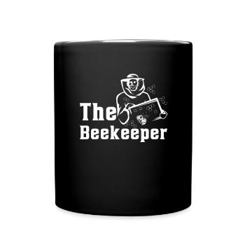 Bienen Imkerei Imker Honig Bienenzüchter Lustig - Tasse einfarbig - Schwarz - Vorne