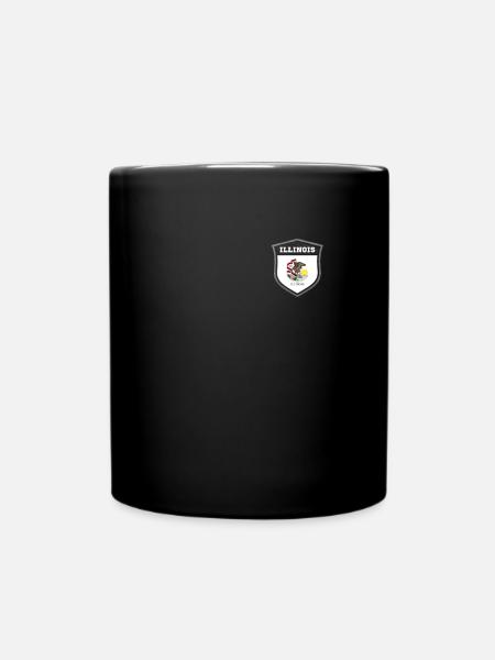 Illinois - Tasse einfarbig - Schwarz