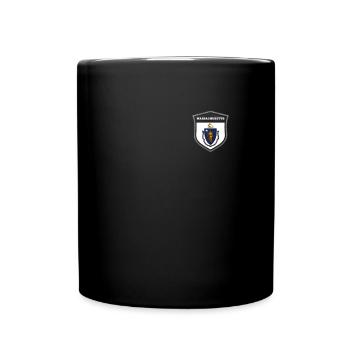 Massachusetts - Tasse einfarbig - Schwarz - Vorne