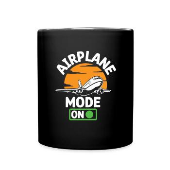 Pilote d’avion volant Sport Idée cadeau - Mug uni - noir - Devant