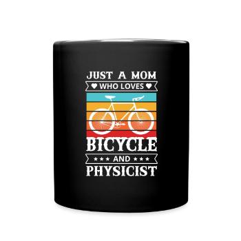 Ebike Mathematik Physik Nerd - Tasse einfarbig - Schwarz - Vorne
