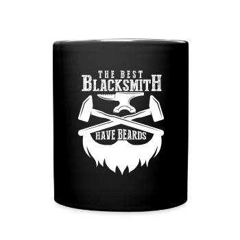 Blacksmith Shirt Metalworker Anvil Cutler - Full Colour Mug - black - Front