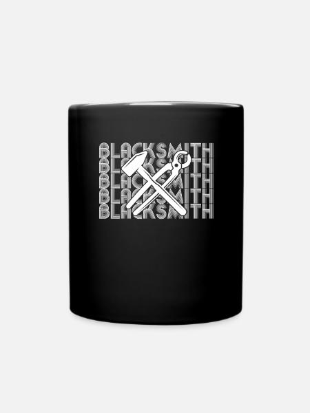 Chemise forgeron Métallurgiste Enclume Cutler - Mug uni - noir