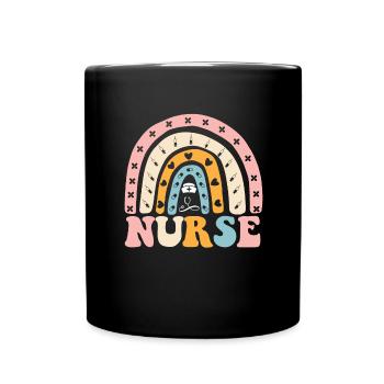 Physician Assistant Nurse Doctor's Office Assistant - Full Colour Mug - black - Front