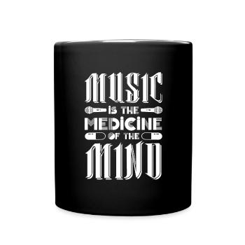 Musiciens de vinyle Musique rétro Vinyle Musique vintage Fabrication - Mug uni - noir - Devant