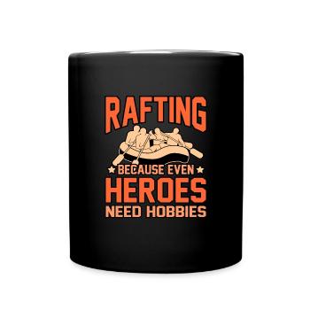 Rafting heroes - Full Colour Mug - black - Front